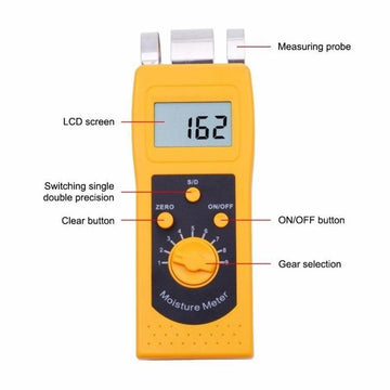 DM200P high-frequency paper moisture meter front view